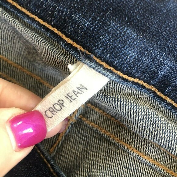 Rag and Bone "The Crop Jean" in Alderly Raw Hem Woman's Sz 25 Sold on REVOLVE - Picture 6 of 11